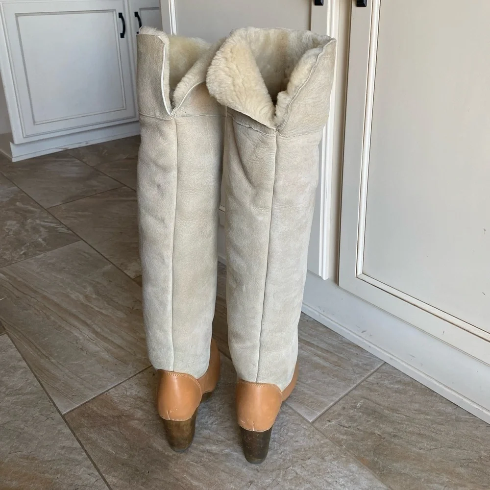 Jeffrey Campbell WOODIES BOGART Over the Knee Shearling Boot - Picture 10 of 16